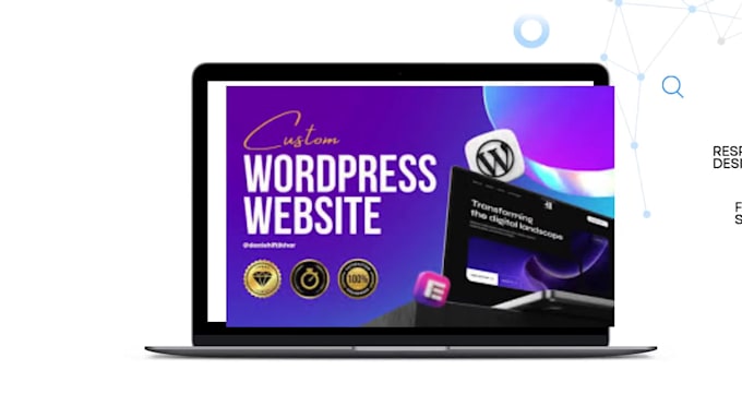 design wordpress website with free SEO and support