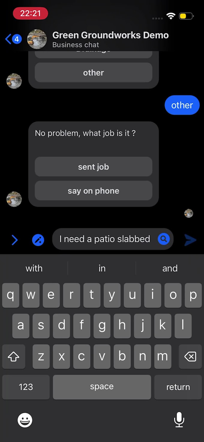 build a facebook messenger chatbot for trades to capture leads