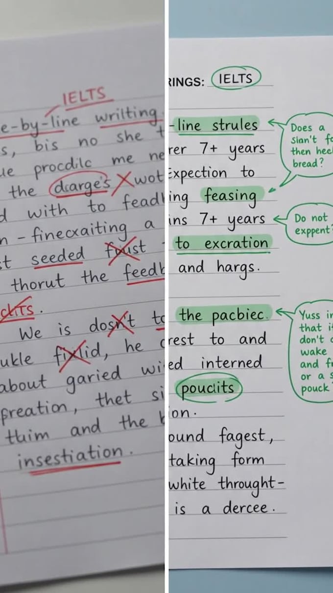 provide professional ielts writing correction and band score