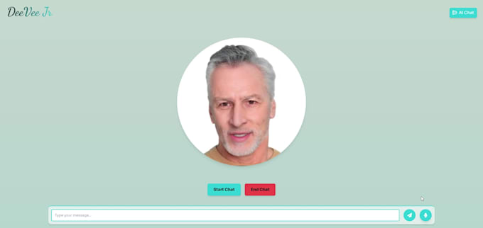 create custom real time ai ml nlp chatbot and agent websites with real avatars