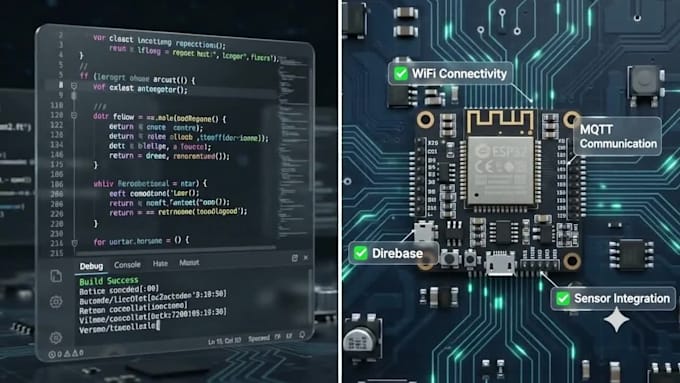 develop esp32 iot projects with wifi and mqtt