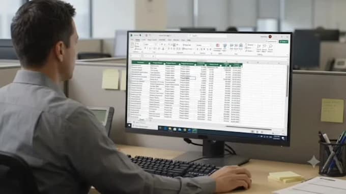 clean, format, merge ,split excel data , pdf to excel
