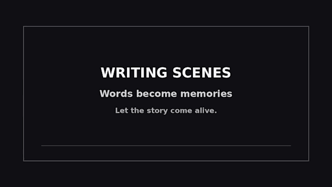 write emotional stories and creative content