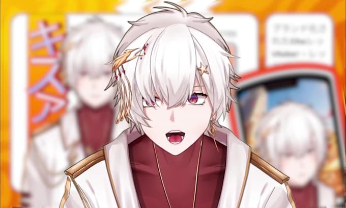 create custom male vtuber model live2d stream avatar