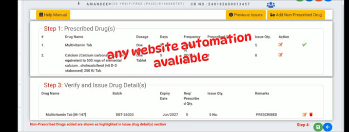 build custom web bots for automated data entry and scraping