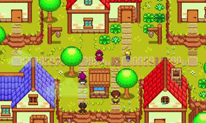 do pixel art top down tileset 2d platformer pixel spite sheet game art animation
