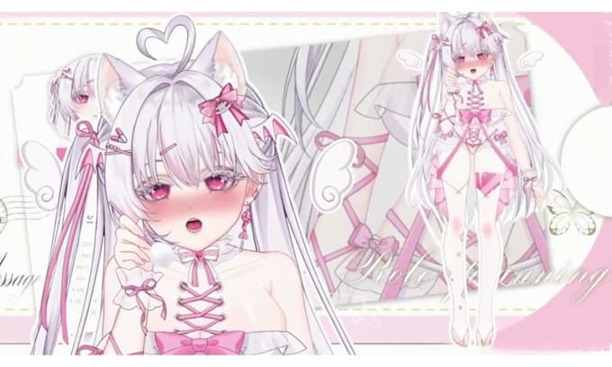 create live2d vtuber model anime vtuber commission live2d model live2d rigging