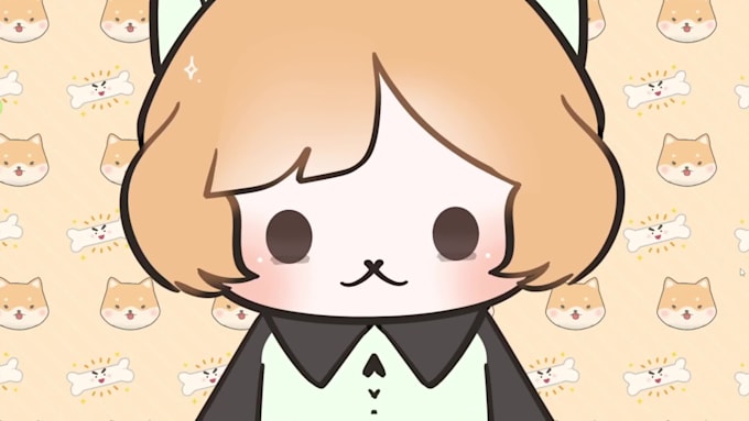 make art and rig chibi vtuber model
