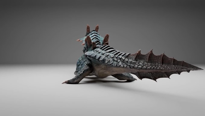 create, rig 3d animal character, weight paint, blender rigging, maya animation