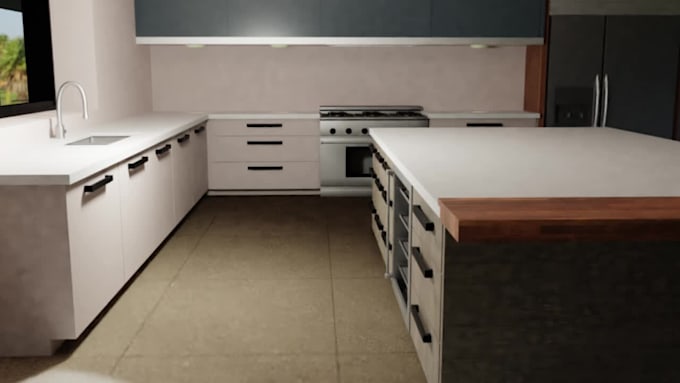 create realistic interiors and bathroom 3d renders