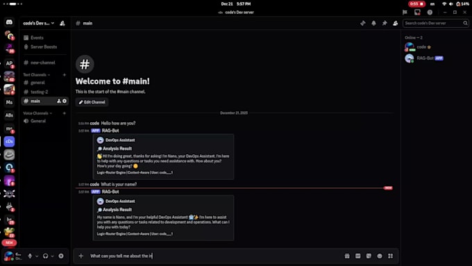 build a smart ai discord bot with rag and memory