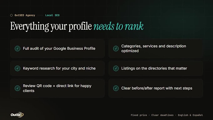 optimize your google business profile for local SEO