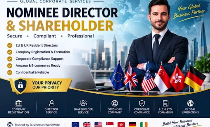provide professional nominee director service, company registration, shareholder