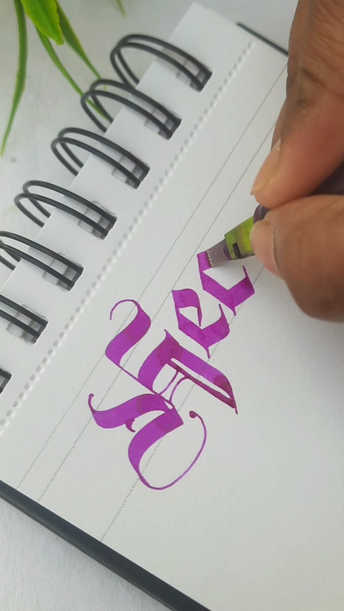 cambridge style calligraphy for you