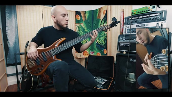 record a professional bass guitar for your song