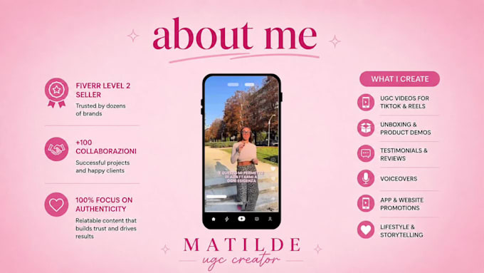 create high converting ugc videos in italian
