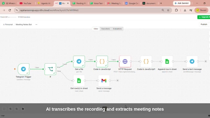 build an ai automation notes bot