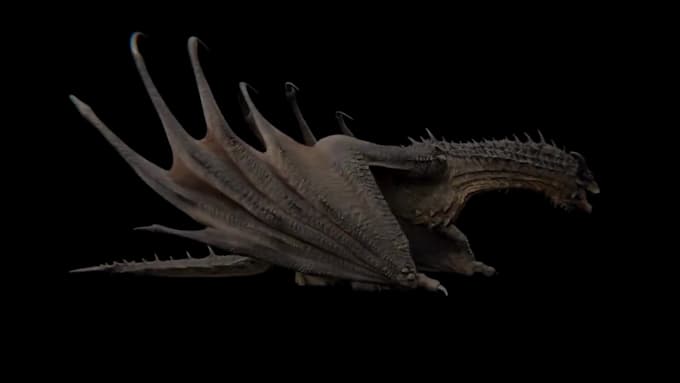 create 3d animal, creature, monster, dragon model for game and animation