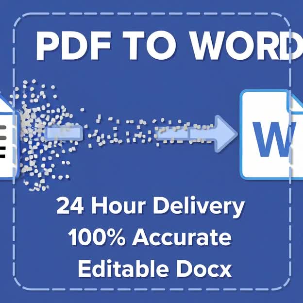 convert pdf to word docx with perfect formatting