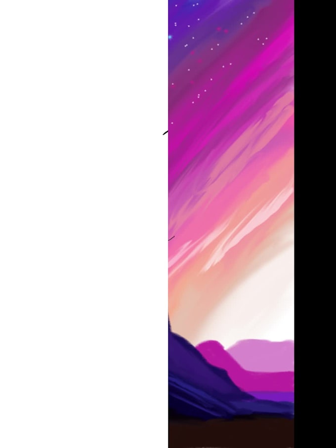 make sceneries with vibrant colours