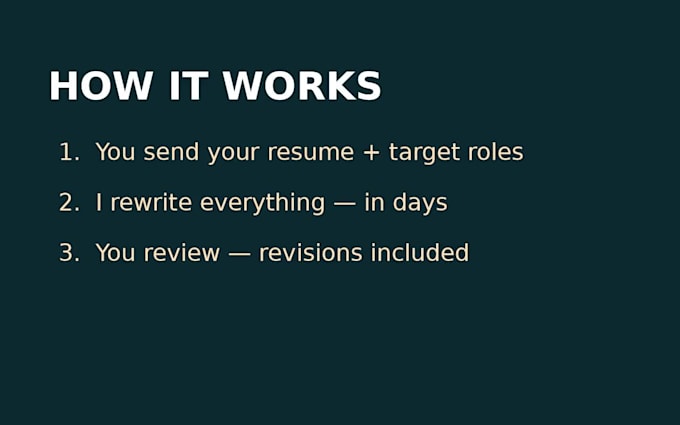 rewrite your resume and linkedin profile to win interviews