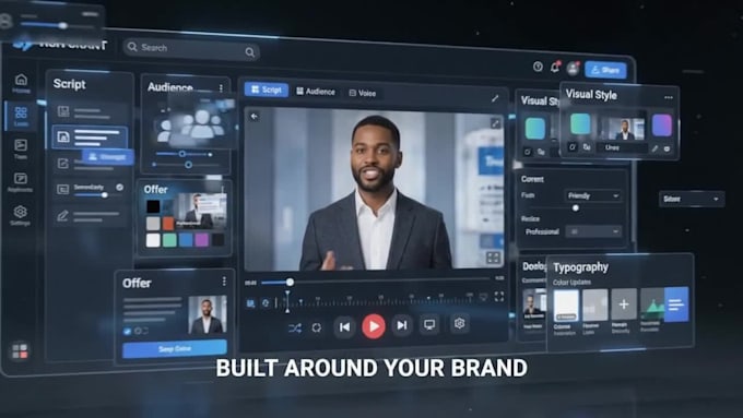ai talking head course launch video webinar promo course sales vsl for coaches