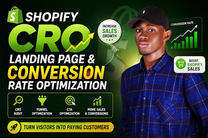 do shopify cro, landing page and conversion rate optimization