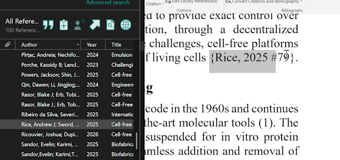format reference and citation using endnote in any style