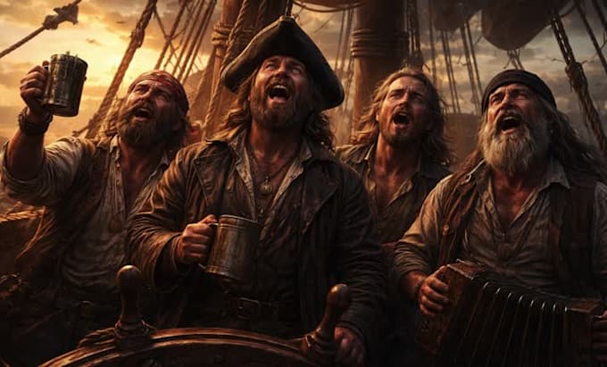sing powerful sea shanties with profesional vocal production