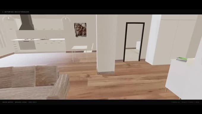 create an interactive 3d website using threejs and webgl