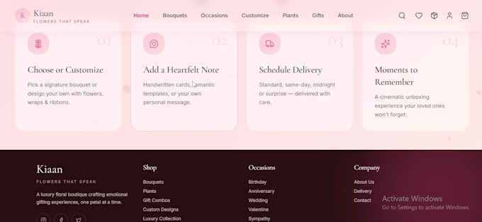 develop florist software with pos and delivery system