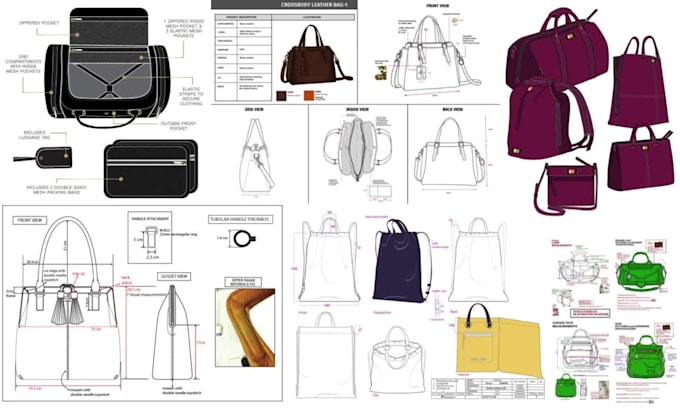 design premium handbags backpack tote bag purse tech pack and accessories