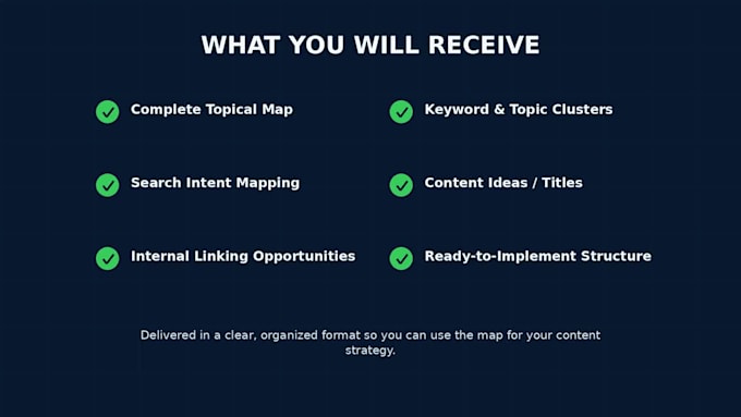 create a semantic SEO topical map for topical authority