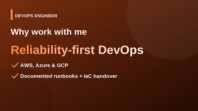 be your devops engineer for aws, docker, kubernetes and cicd