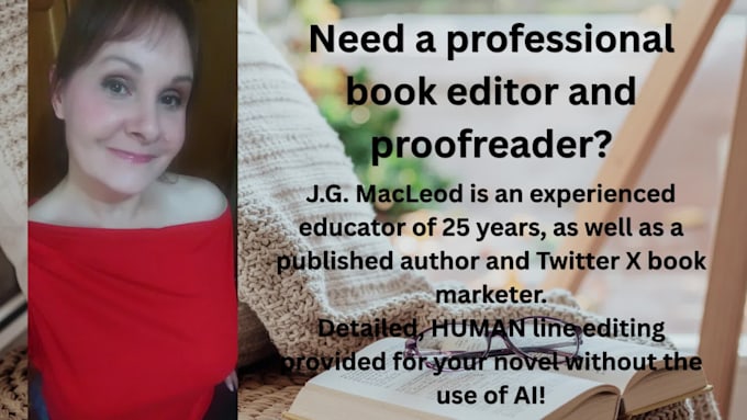edit your romance or ya book as a published author no ai