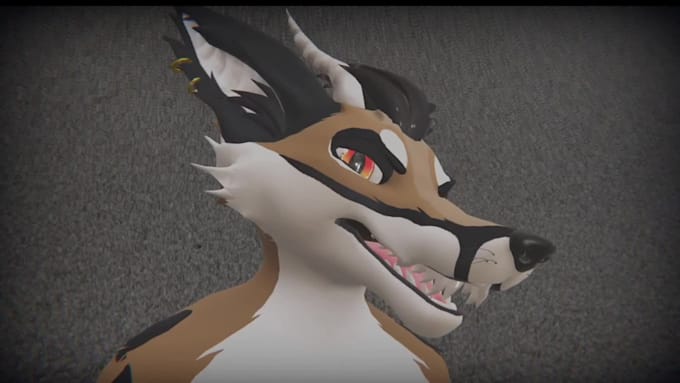 Crea avatar furry vrchat personalizzati con facial tracking pc quest ...