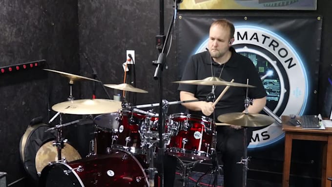 record real acoustic drum tracks for your song