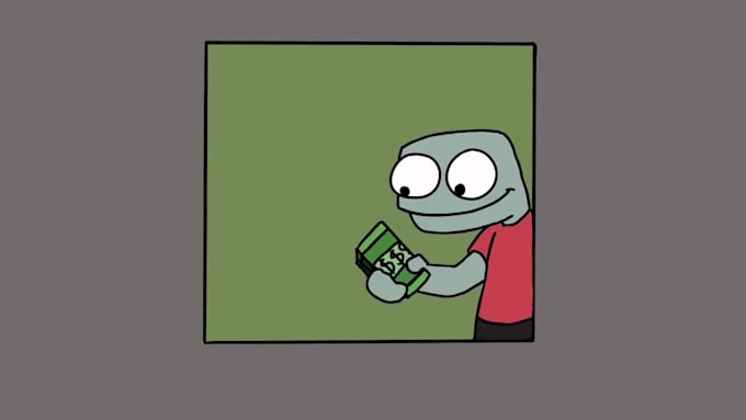 do a cartoony looking animation