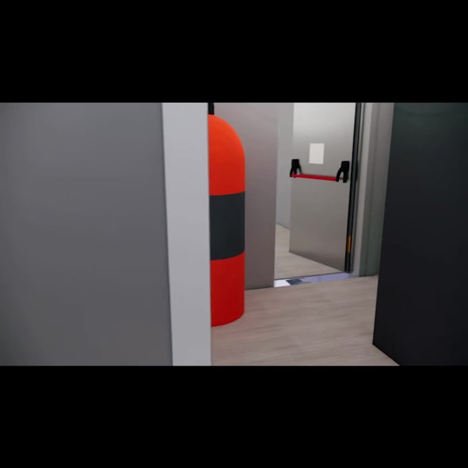 design data center with professional 3d realistic render dc white space