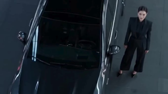 create a luxury cinematic ai car advertisement