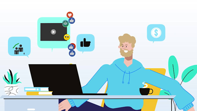 create a 2d animated explainer video for your startup