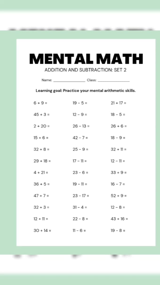 make engaging math worksheets and practice sheets for kids