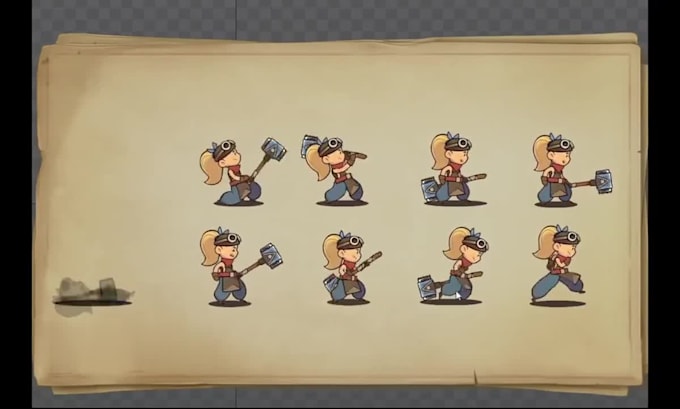 create2d game animation 2d character rigging character animation spine 2d
