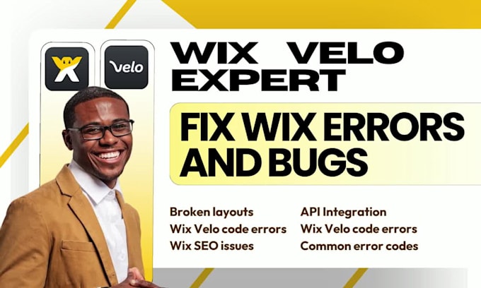 fix wix website bugs, errors and velo code issues custom features webhook api