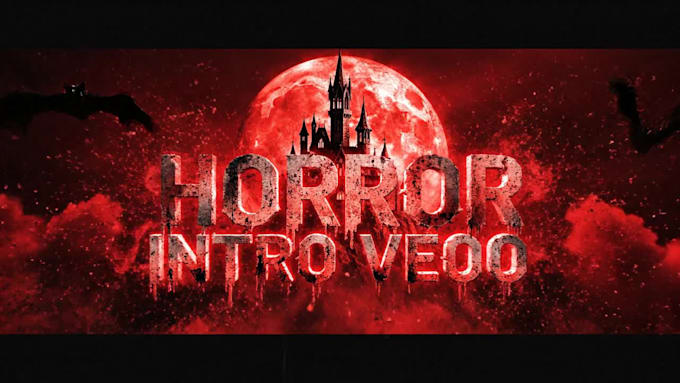create a scary analog horror vhs intro video with voiceover