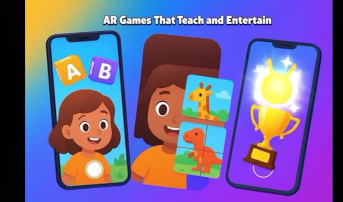 develop ar kids games and fun learning experiences