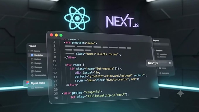 convert figma to react, nextjs or HTML responsive website