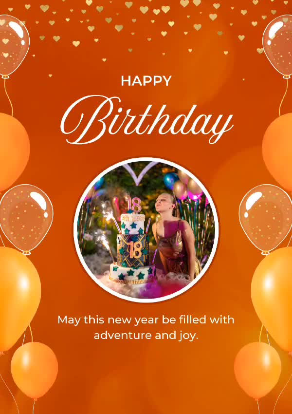 birthday poster and images