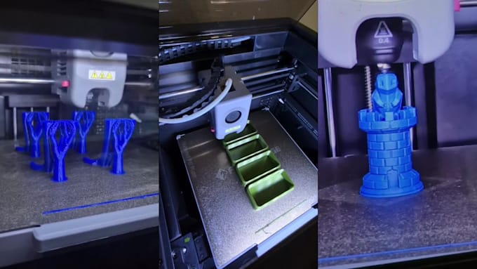 do rapid custom 3d printing for your part or prototypes