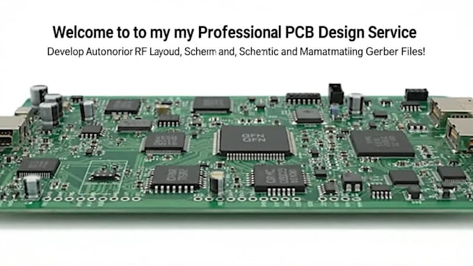 develop automotive rf pcb layout, schematic and manufacturing gerber files